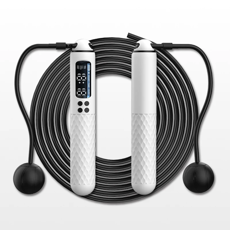 Rechargeable USB Electronic Technology Jump Rope Wire Rope Adjustable Jump Rope Trainer Digital Wireless Calorie Counter Rechargeable USB Electronic Technology Jump Rope Wire Rope Adjustable Jump Rope Trainer Digital Wireless Calorie Counter