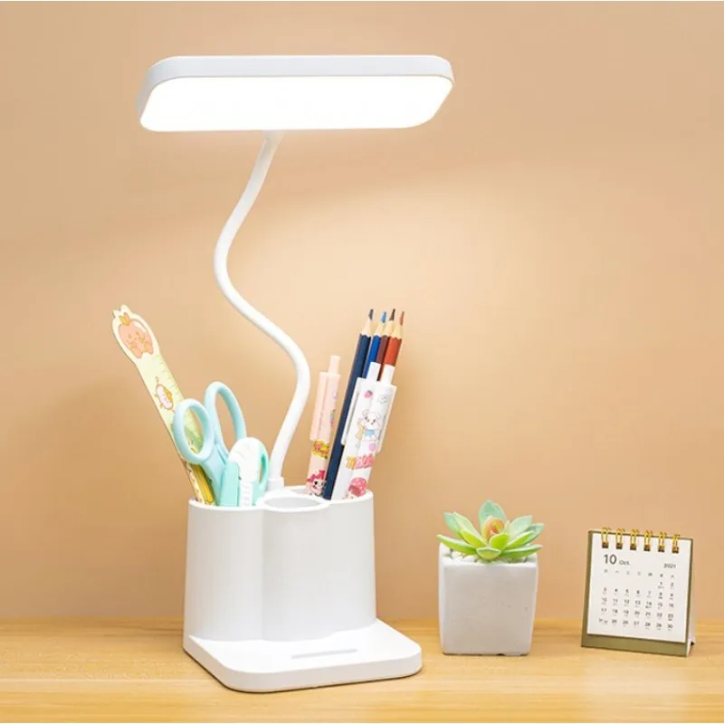 Rechargeable USB Learning Dormitory Bedroom Bedside Reading Night Light LED Desk Lamp Eye Protection Desk College