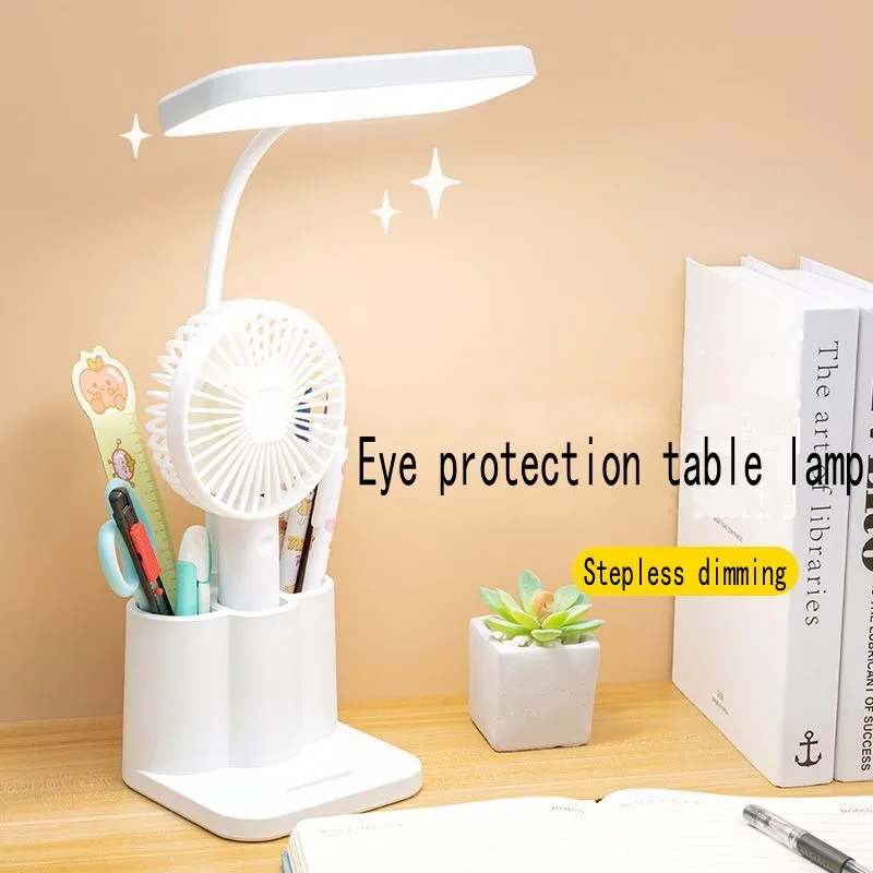 Rechargeable USB Learning Dormitory Bedroom Bedside Reading Night Light LED Desk Lamp Eye Protection Desk College