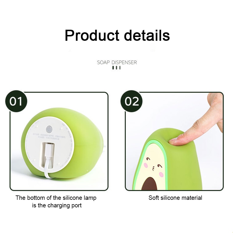 Rechargeable Voice Control Silicone Avocado Lamp Rechargeable Voice Control Silicone Avocado Lamp