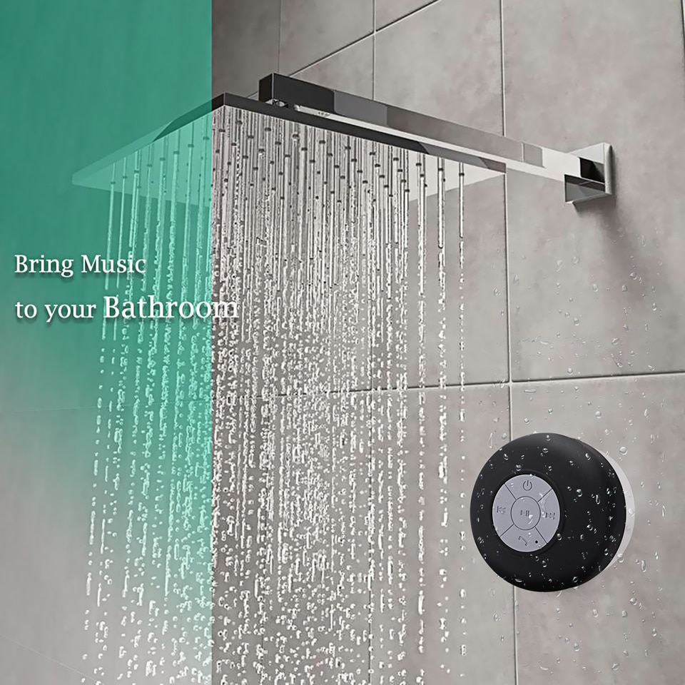 Rechargeable Waterproof LED Shower Speaker Rechargeable Waterproof LED Shower Speaker