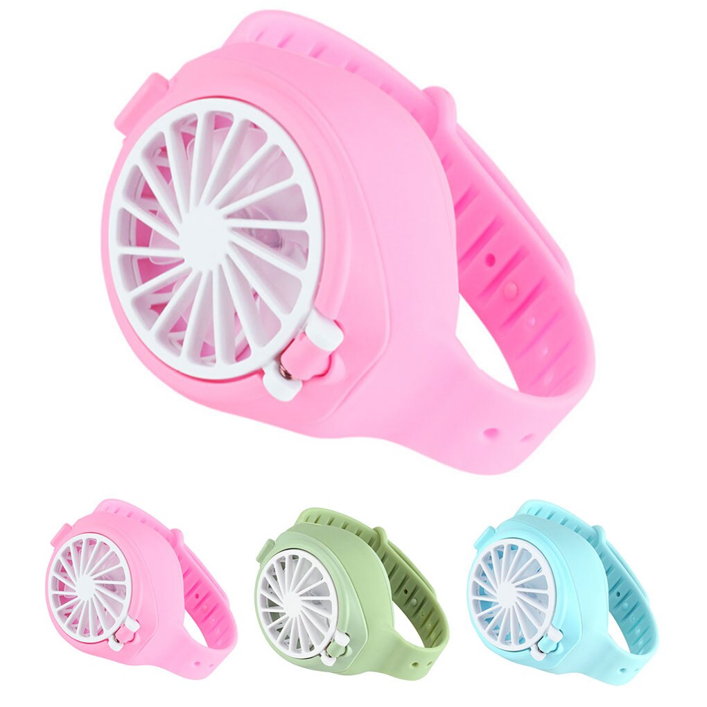 Rechargeable Wearable Fan Watch Rechargeable Wearable Fan Watch