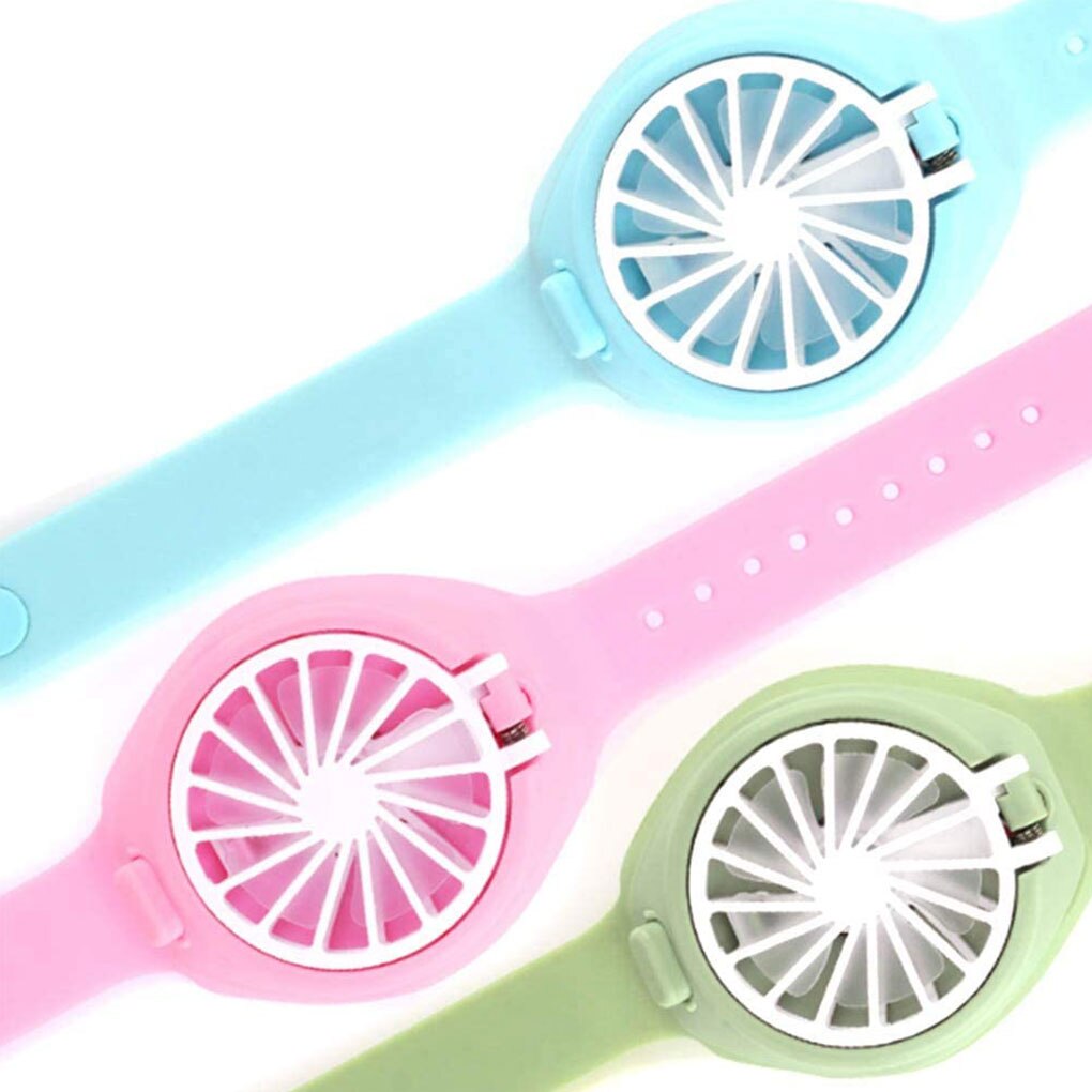 Rechargeable Wearable Fan Watch Rechargeable Wearable Fan Watch