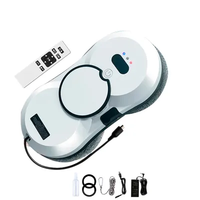 Rechargeable Window Cleaning Robot 5600PA Large Suction Electric Spray Window Cleaning Robot Fall Prevention Remote
