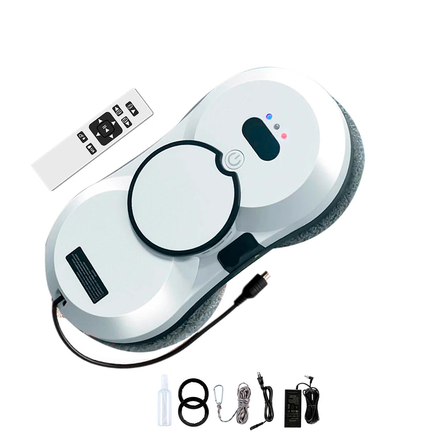 Rechargeable Window Cleaning Robot 5600PA Large Suction Electric Spray Window Cleaning Robot Fall Prevention Remote