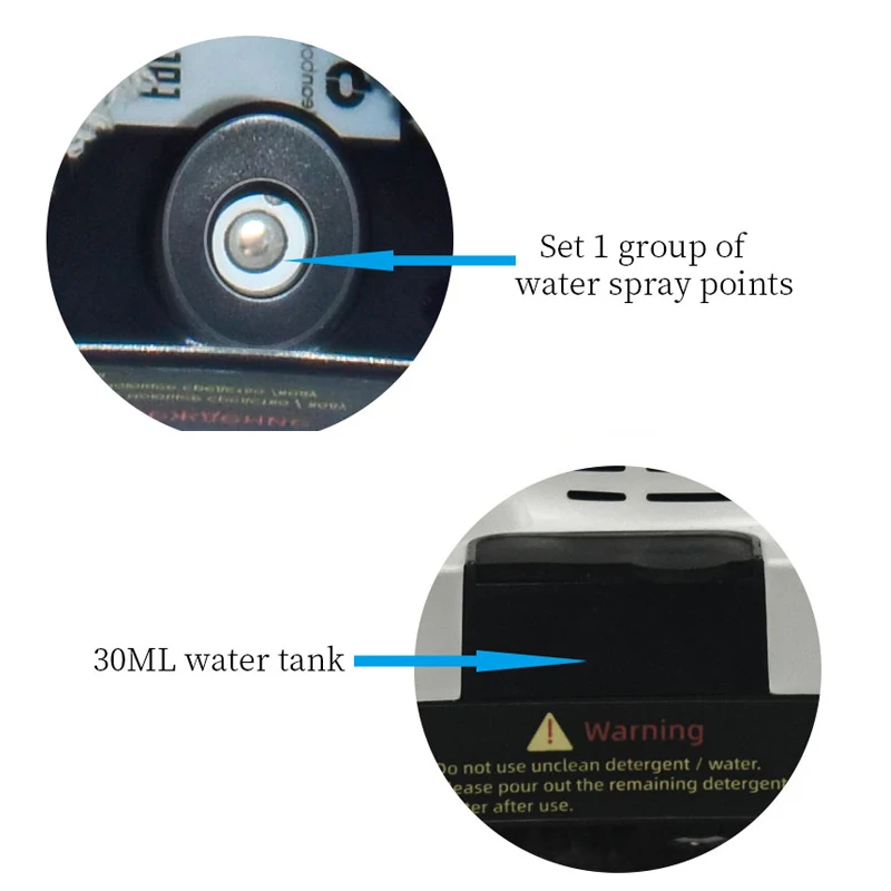 Rechargeable Window Cleaning Robot 5600PA Large Suction Electric Spray Window Cleaning Robot Fall Prevention Remote