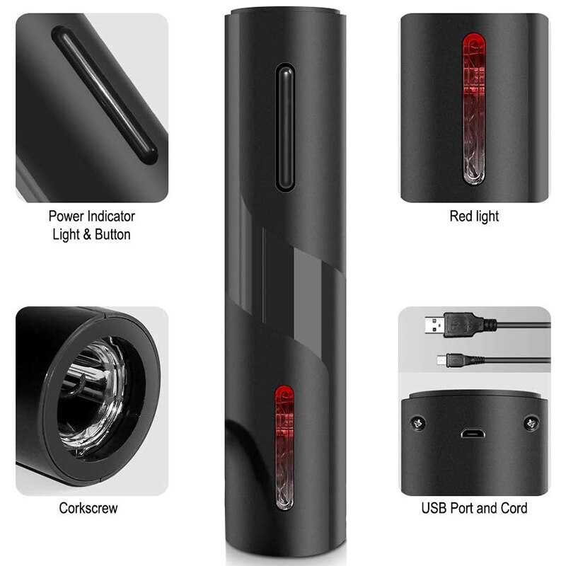 Rechargeable Wine Opener with USB Cable Rechargeable Wine Opener with USB Cable