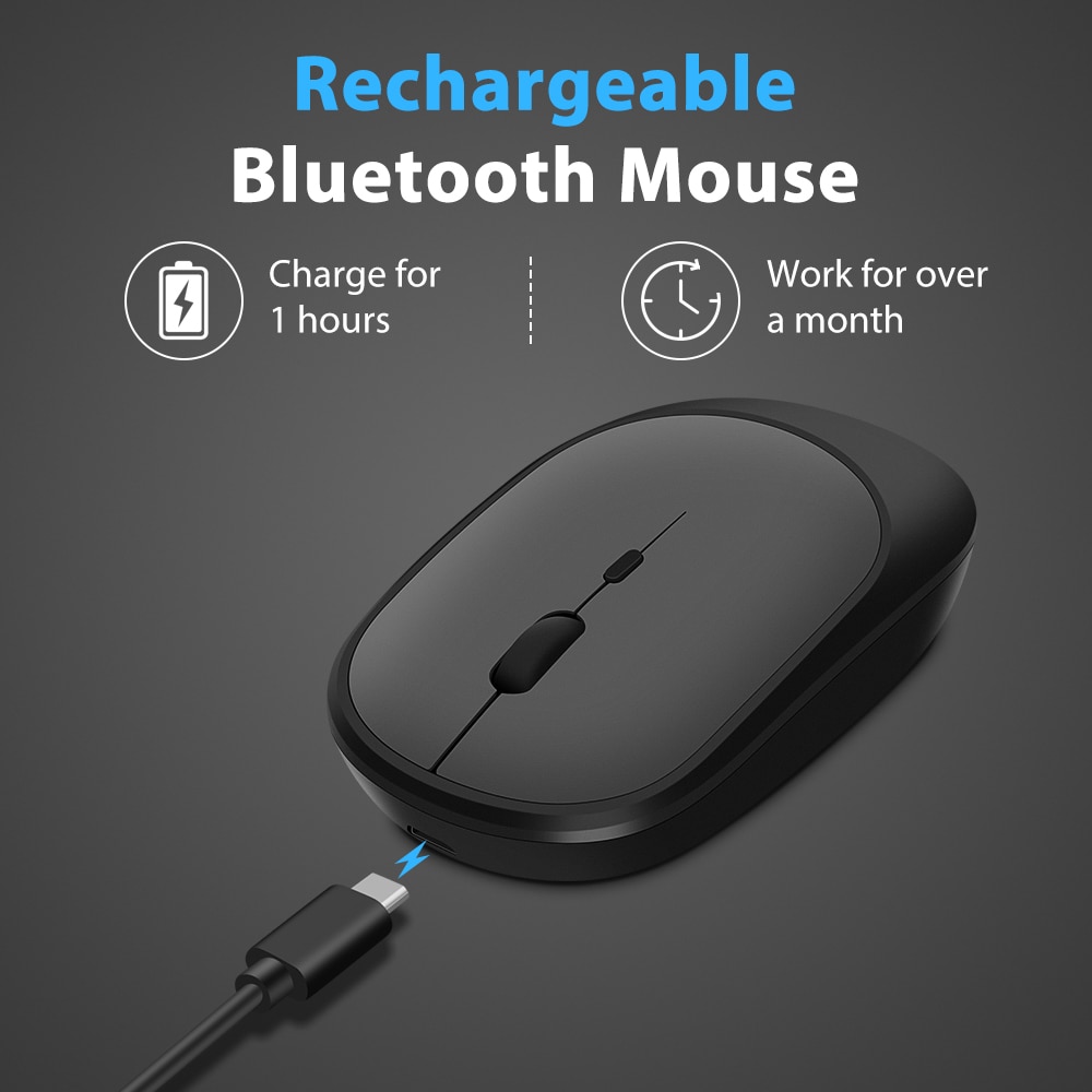 Rechargeable Wireless Bluetooth Mouse with Receiver Rechargeable Wireless Bluetooth Mouse with Receiver