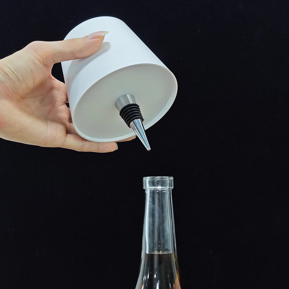 Rechargeable Wireless Bottle Lamp , Touch Control of 3 Colors and Stepless Dimming, Suitable for Bottles, An Rechargeable Wireless Bottle Lamp , Touch Control of 3 Colors and Stepless Dimming, Suitable for Bottles, An