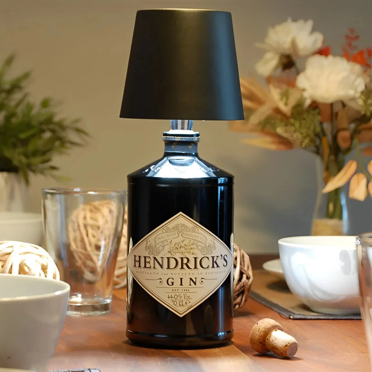 Rechargeable Wireless Bottle Lamp , Touch Control of 3 Colors and Stepless Dimming, Suitable for Bottles, An Rechargeable Wireless Bottle Lamp , Touch Control of 3 Colors and Stepless Dimming, Suitable for Bottles, An