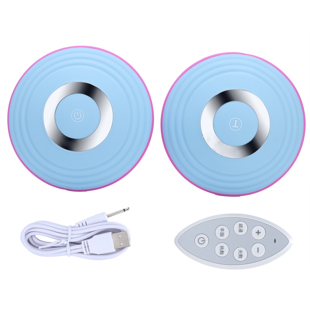 Rechargeable Wireless Electric Breast Massager Enlarger (2 pcs)