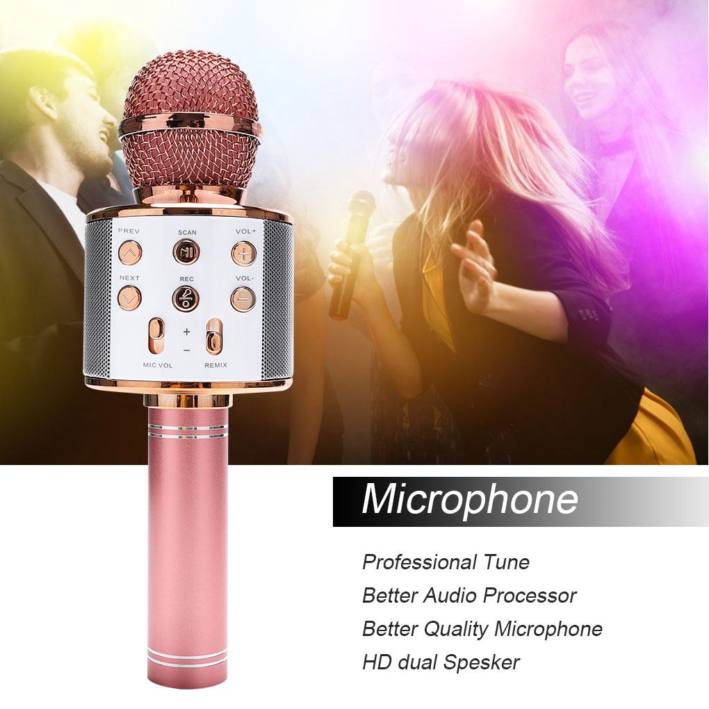 Rechargeable Wireless Microphone with Speaker Rechargeable Wireless Microphone with Speaker
