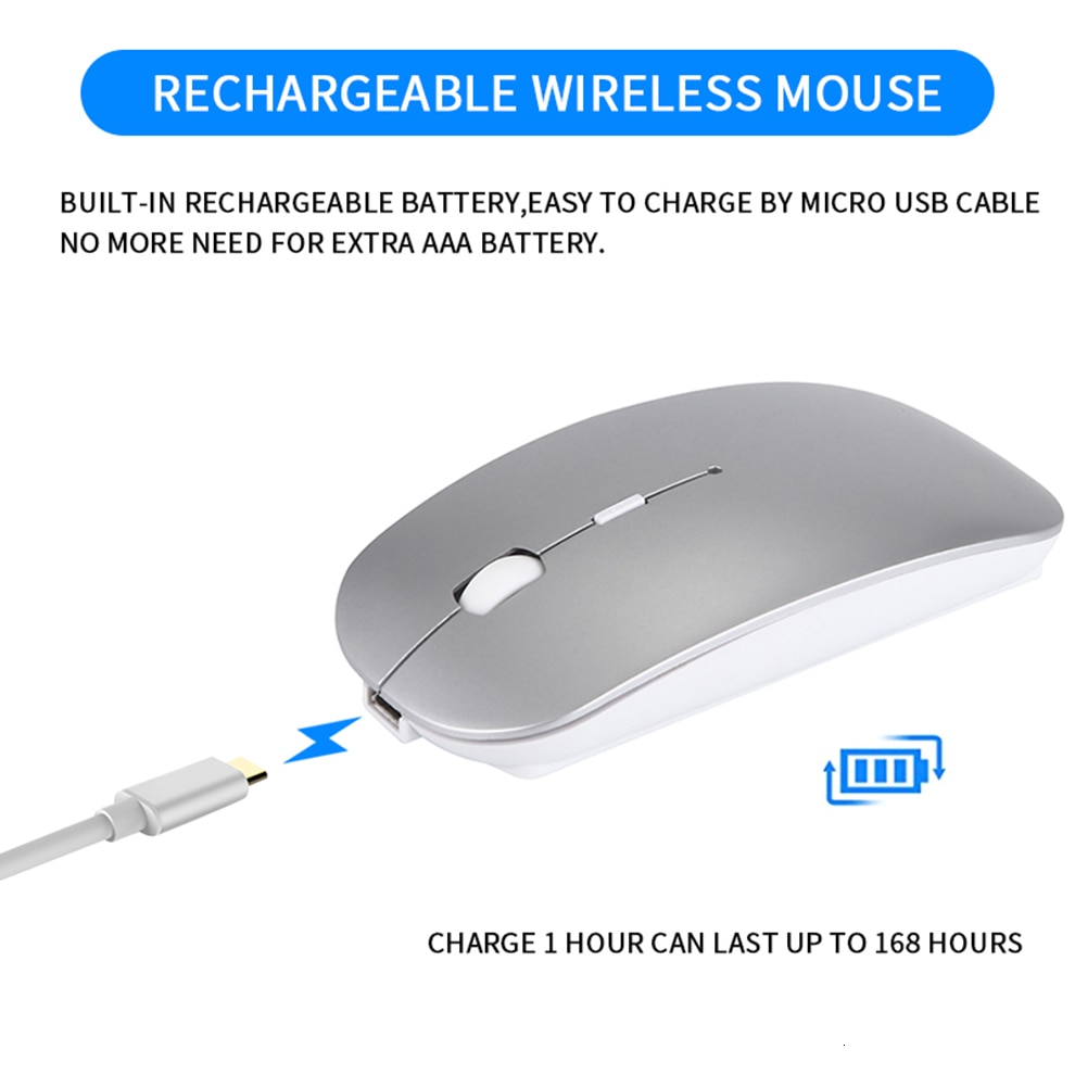 Rechargeable Wireless Mouse Bluetooth Device Rechargeable Wireless Mouse Bluetooth Device