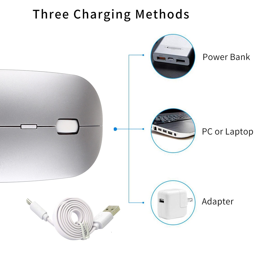 Rechargeable Wireless Mouse Bluetooth Device Rechargeable Wireless Mouse Bluetooth Device