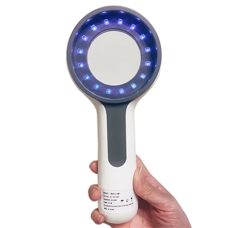 Rechargeable Wood's Lamp Ultraviolet Skin Analysis For Skin Examination Test Medical Diagnostic Analyzer Machine