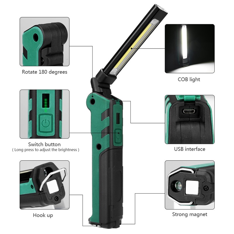 Rechargeable Work Light Torch Lamp Rechargeable Work Light Torch Lamp
