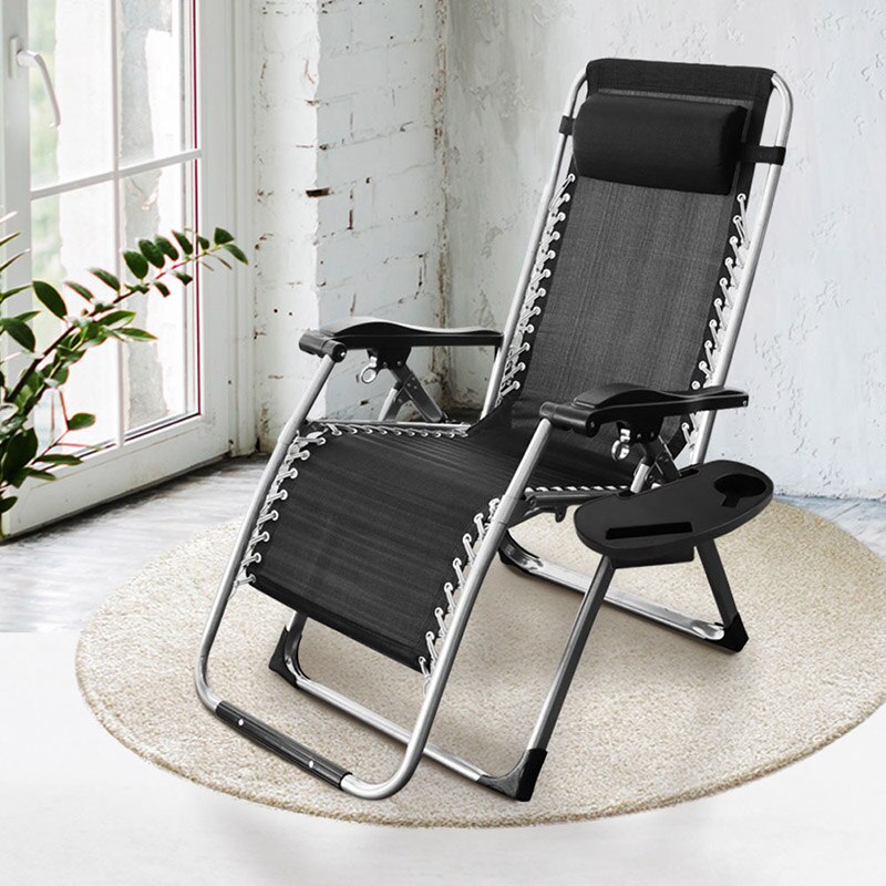 Recliner Chair with Cup Holder and Pillow