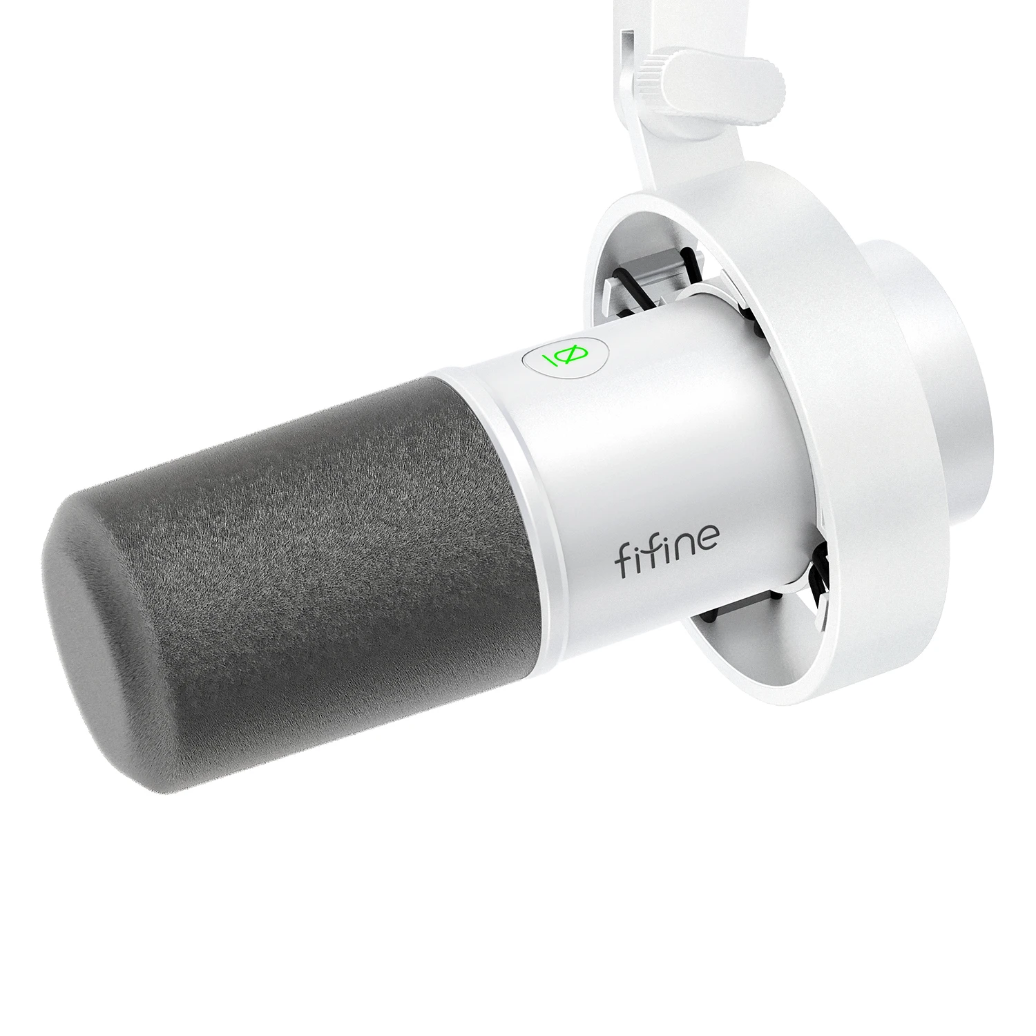 Recording XLR Dynamic Microphone with Real-time Monitoring USB Streaming Mic with Gain Knob/Touch-mute for PC Mixer