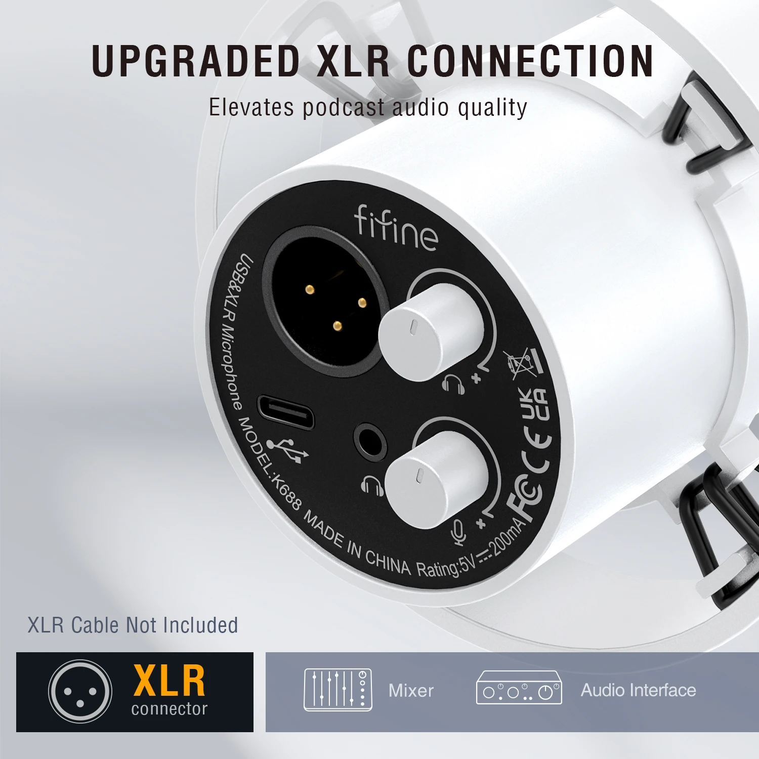 Recording XLR Dynamic Microphone with Real-time Monitoring USB Streaming Mic with Gain Knob/Touch-mute for PC Mixer Recording XLR Dynamic Microphone with Real-time Monitoring USB Streaming Mic with Gain Knob/Touch-mute for PC Mixer
