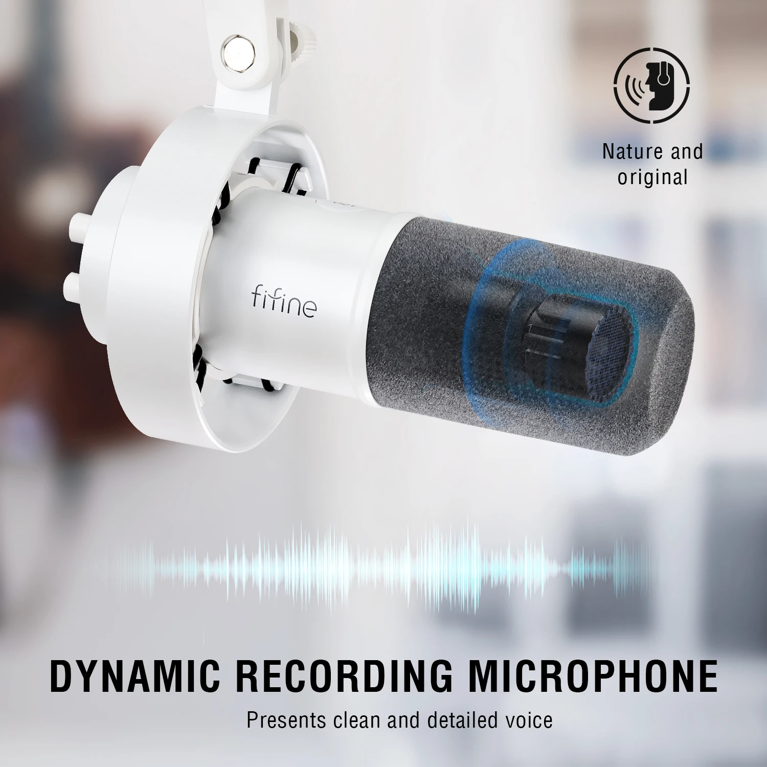 Recording XLR Dynamic Microphone with Real-time Monitoring USB Streaming Mic with Gain Knob/Touch-mute for PC Mixer Recording XLR Dynamic Microphone with Real-time Monitoring USB Streaming Mic with Gain Knob/Touch-mute for PC Mixer