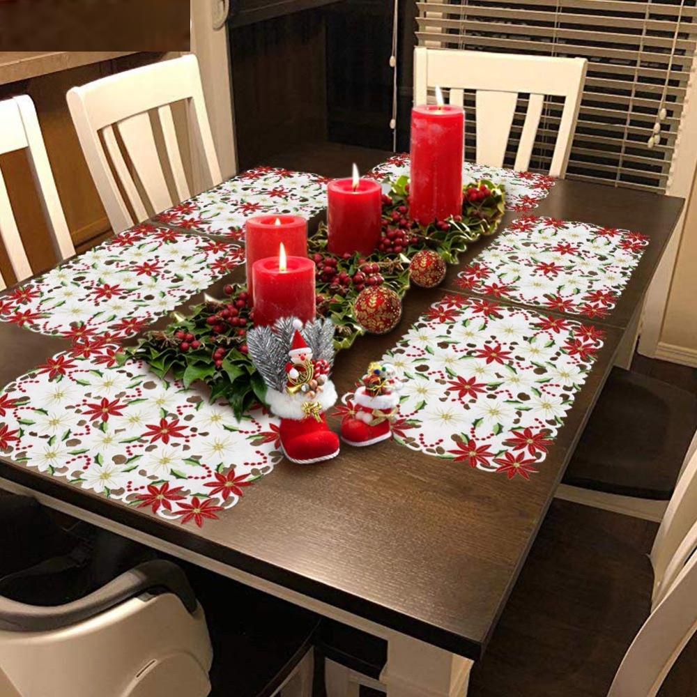 Rectangle Christmas Table Mats (4 pcs) Rectangle Christmas Table Mats (4 pcs)