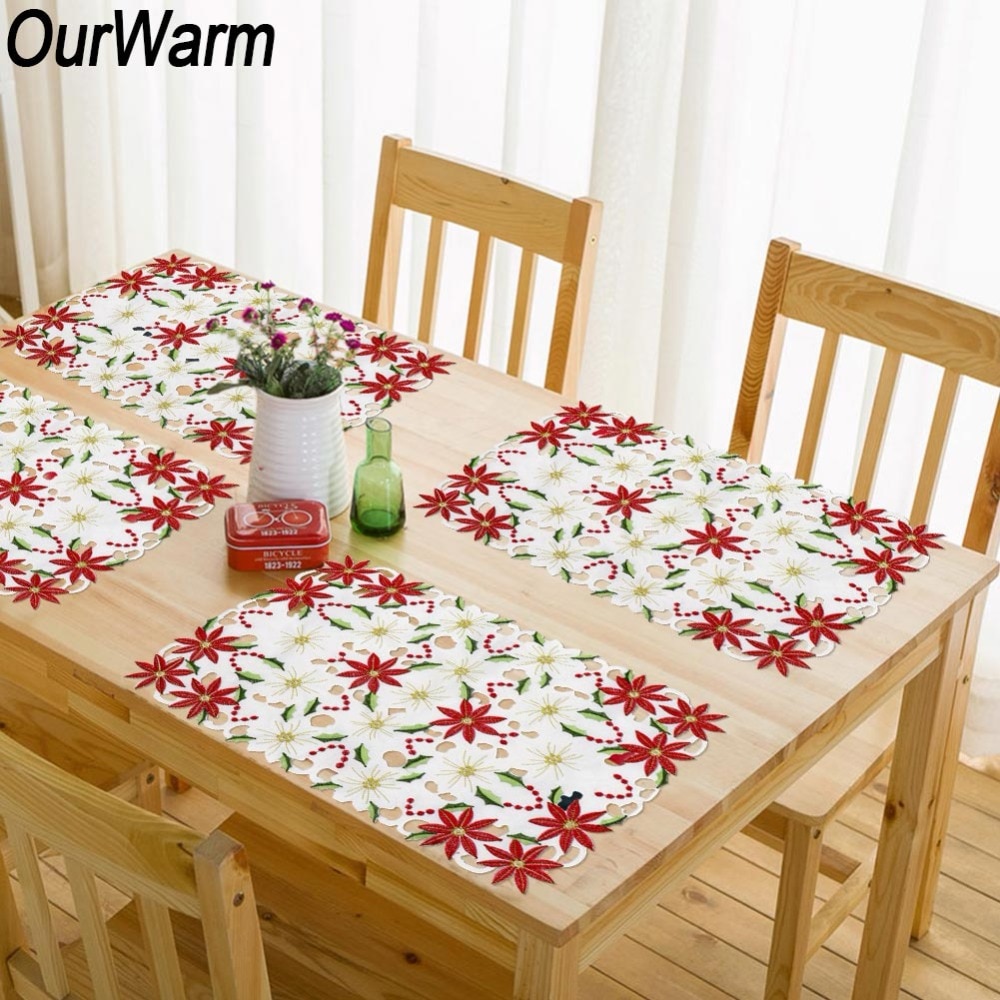 Rectangle Christmas Table Mats (4 pcs)