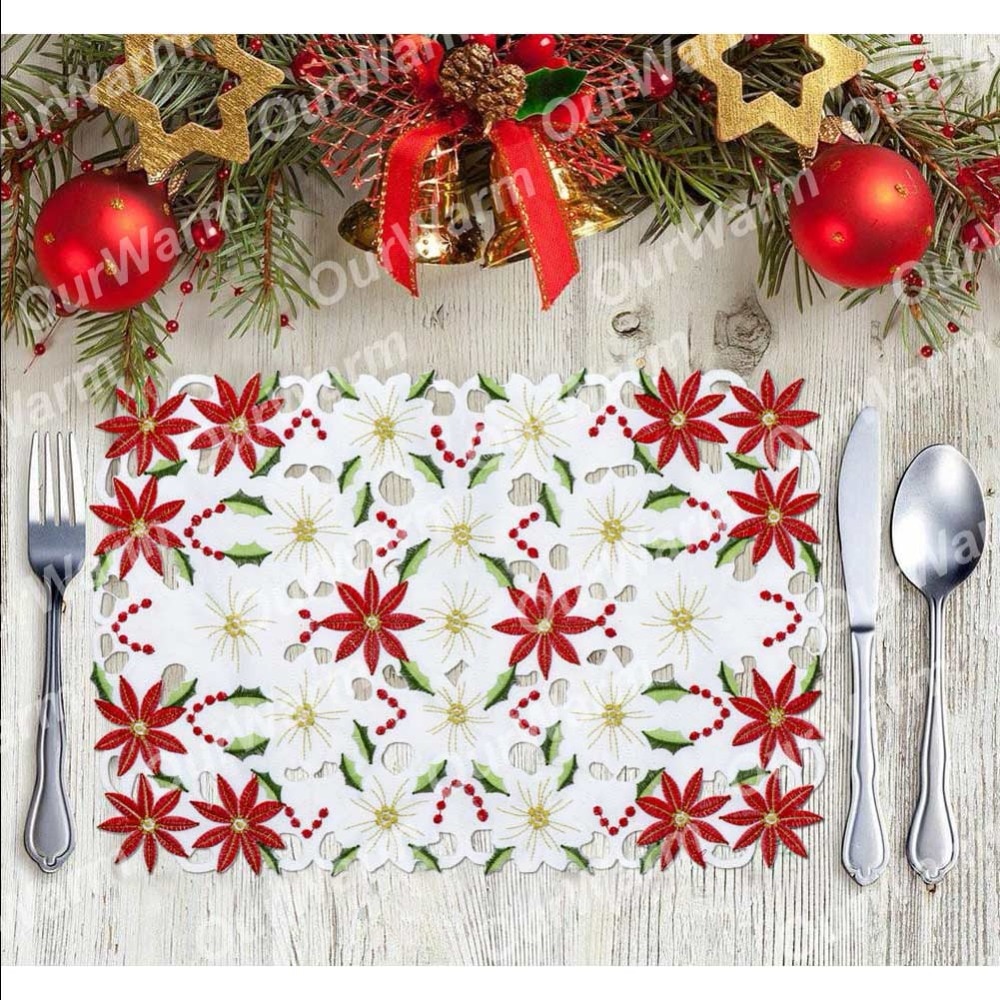 Rectangle Christmas Table Mats (4 pcs)