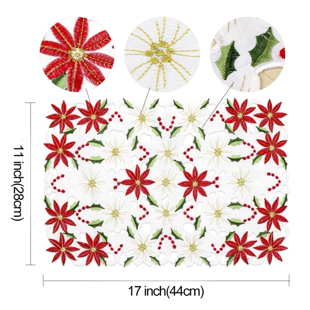 Rectangle Christmas Table Mats (4 pcs)