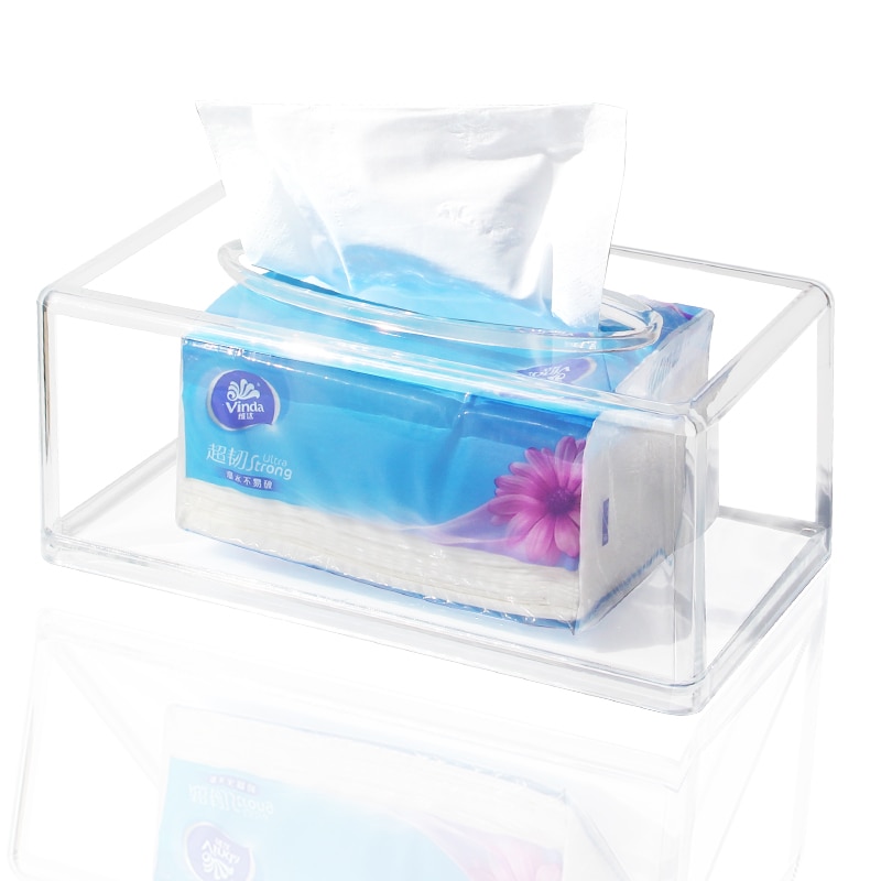 Rectangular Acrylic Clear Tissue Box Rectangular Acrylic Clear Tissue Box