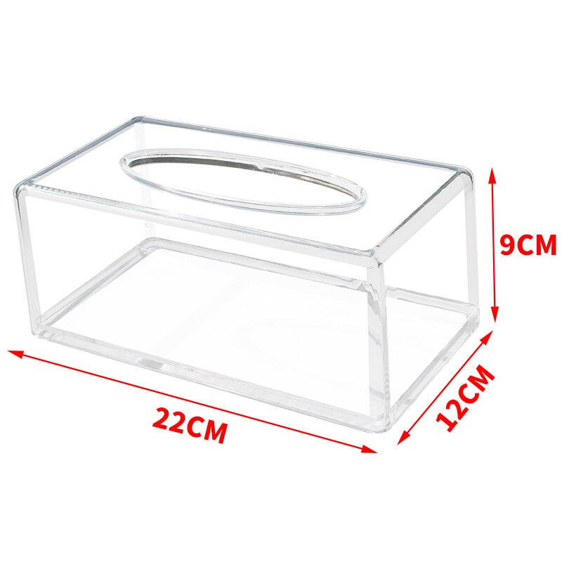 Rectangular Acrylic Clear Tissue Box Rectangular Acrylic Clear Tissue Box