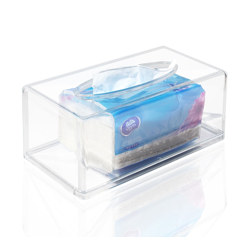 Rectangular Acrylic Clear Tissue Box Rectangular Acrylic Clear Tissue Box