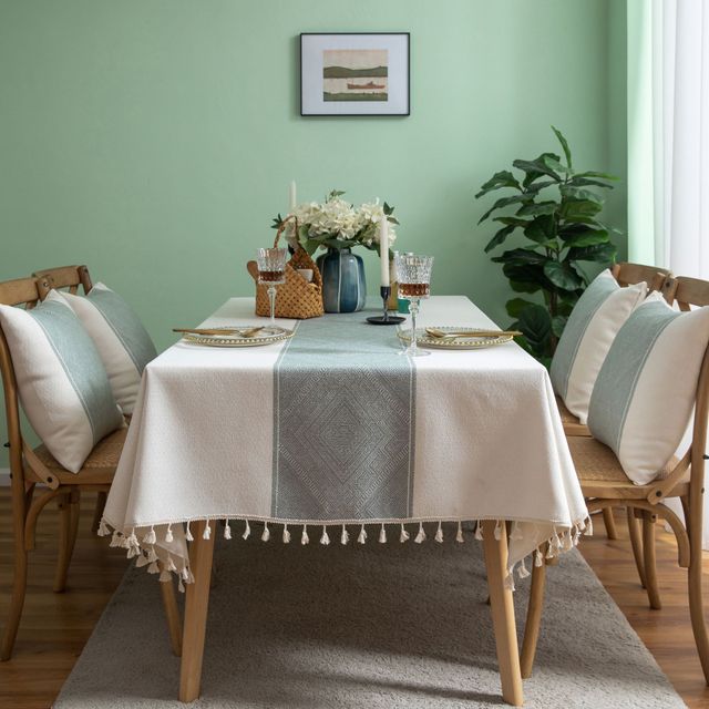 Rectangular Linen Fabric Tablecloth Rectangular Linen Fabric Tablecloth