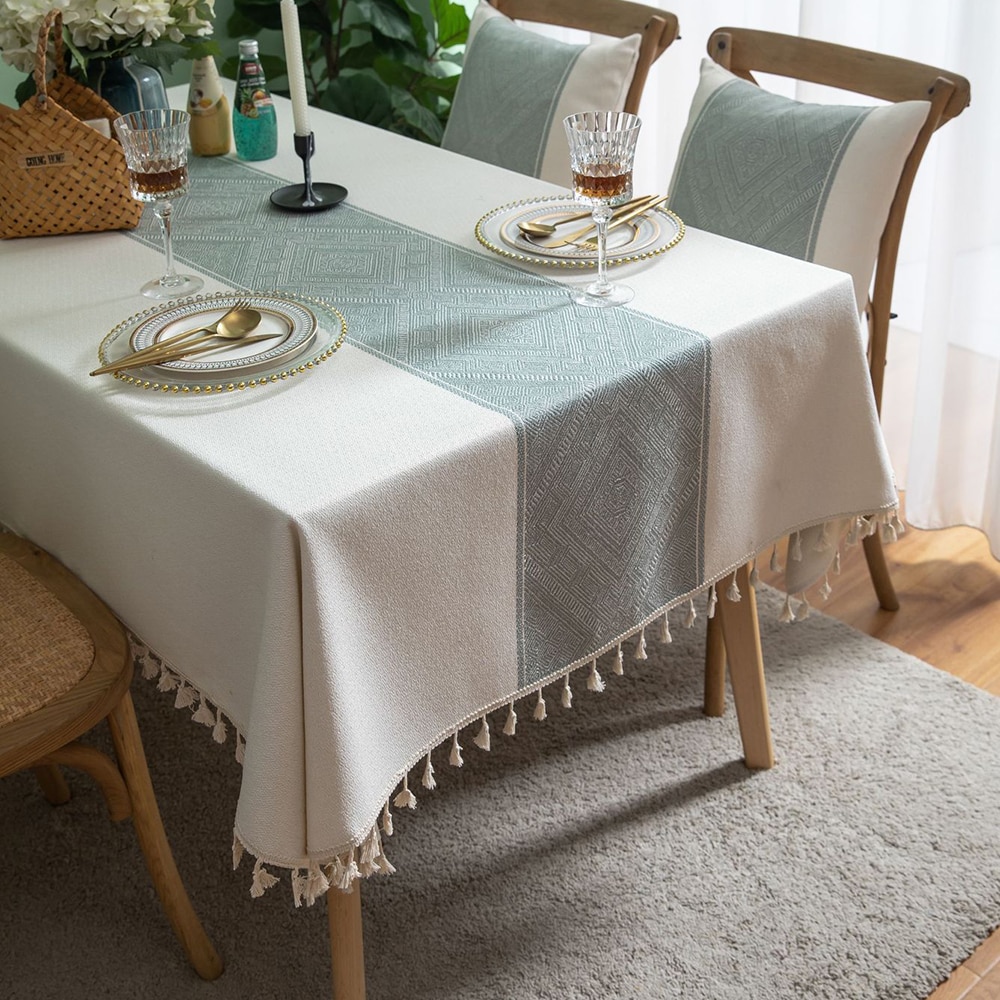 Rectangular Linen Fabric Tablecloth Rectangular Linen Fabric Tablecloth