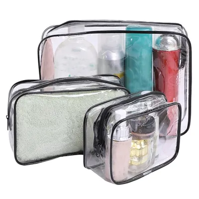 Rectangular PVC Transparent Toiletry Bag Rectangular PVC Transparent Toiletry Bag
