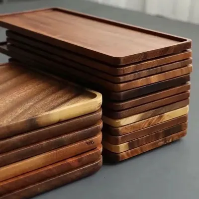 Rectangular Wooden Tray Serving Platter Rectangular Wooden Tray Serving Platter