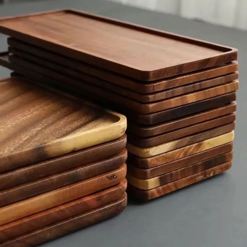 Rectangular Wooden Tray Serving Platter Rectangular Wooden Tray Serving Platter