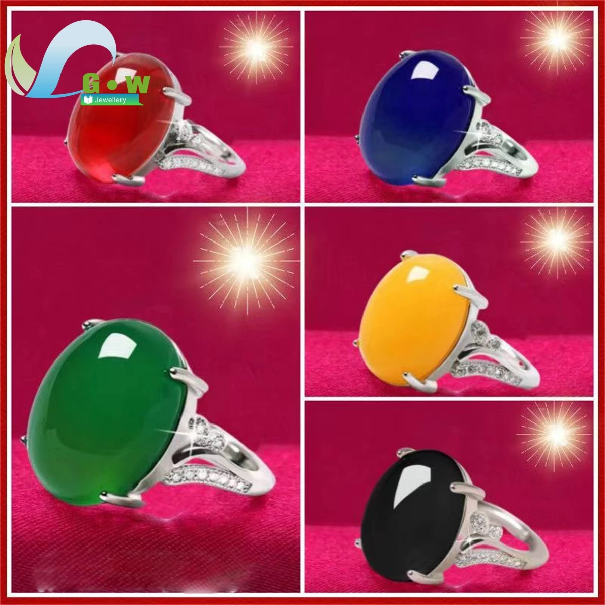 Red Agate Jade Ring Female Opening Adjustable Simple Style Chalcedony Sterling Silver Ring for Mom Women Rings Fine Red Agate Jade Ring Female Opening Adjustable Simple Style Chalcedony Sterling Silver Ring for Mom Women Rings Fine