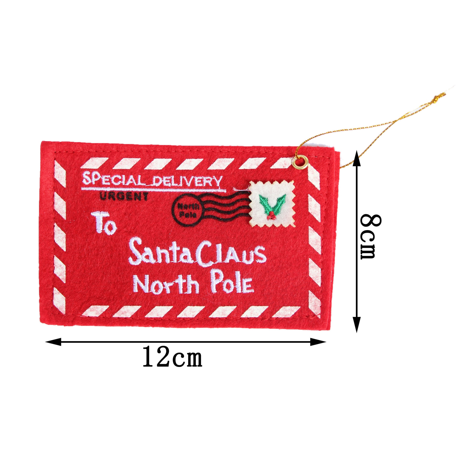 Red Christmas Santa Envelopes (5 pcs)