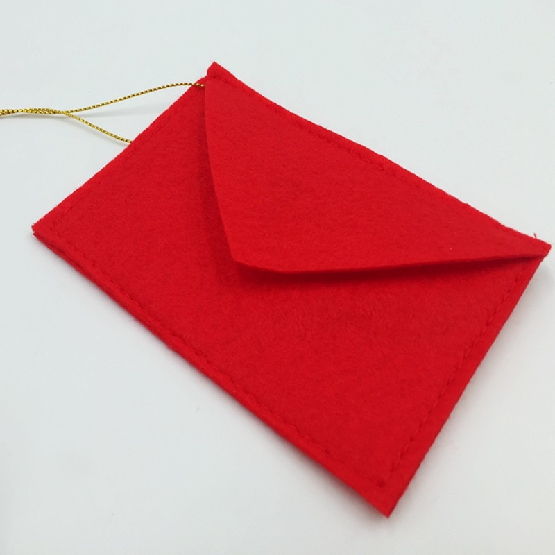 Red Christmas Santa Envelopes (5 pcs)