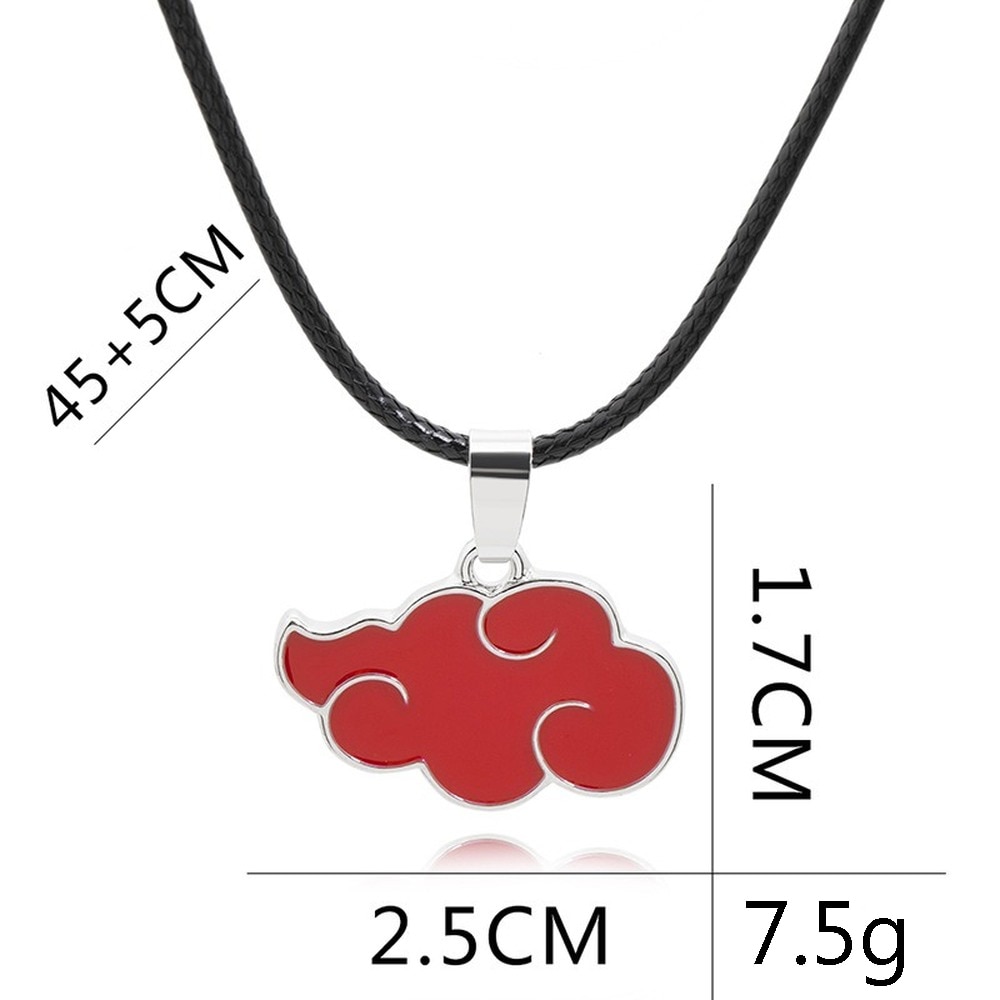 Red Cloud Pendant Akatsuki Necklace Red Cloud Pendant Akatsuki Necklace