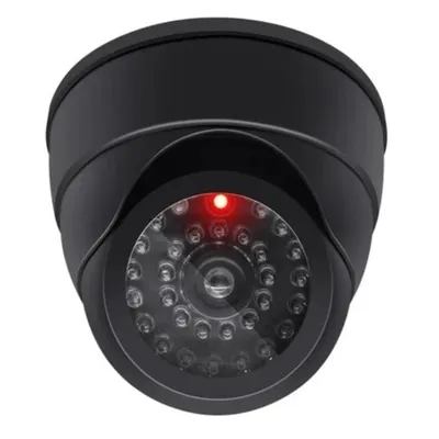 Red Flashing LED Light Fake CCTV Security Camera For Home Office Surveillance Security System Black/White Dummy Conch Red Flashing LED Light Fake CCTV Security Camera For Home Office Surveillance Security System Black/White Dummy Conch