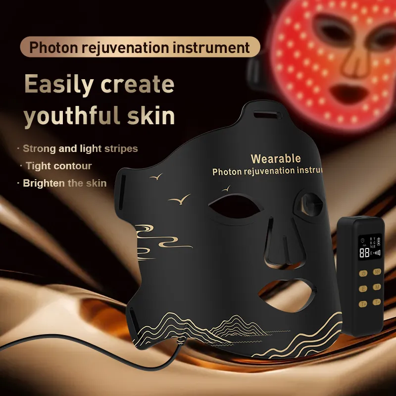 Red Led Light Therapy Infrared Flexible Soft Mask Silicone 4 Color Led Therapy Anti Aging Advanced Photon Mask Red Led Light Therapy Infrared Flexible Soft Mask Silicone 4 Color Led Therapy Anti Aging Advanced Photon Mask