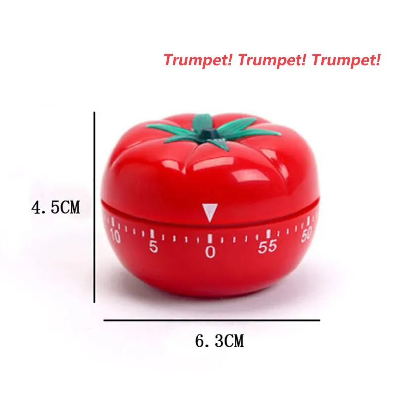 Red Mechanical Tomato Kitchen Timer Red Mechanical Tomato Kitchen Timer