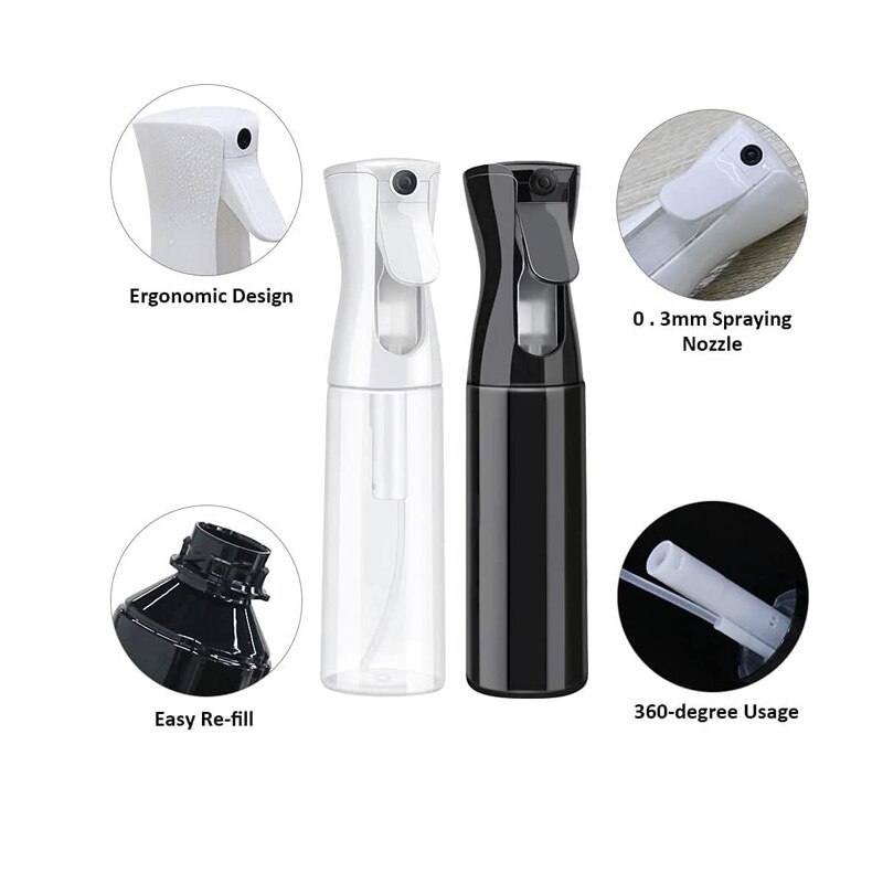 Refillable Fine Mist Spray Bottle