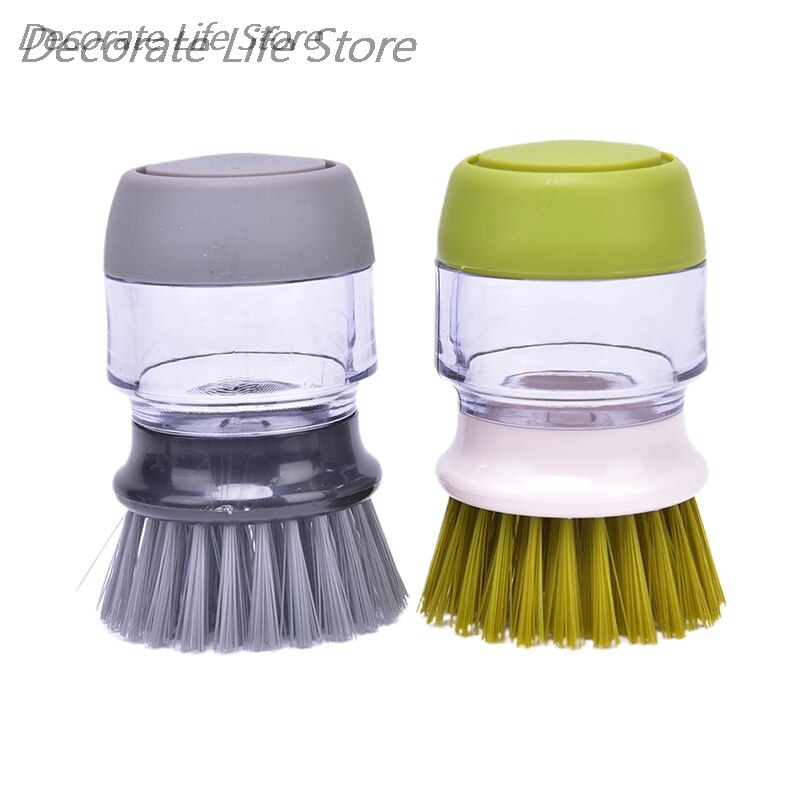 Refillable Pot Cleaning Brush with Holder Refillable Pot Cleaning Brush with Holder