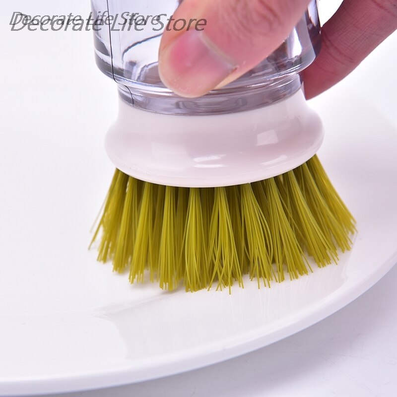 Refillable Pot Cleaning Brush with Holder Refillable Pot Cleaning Brush with Holder