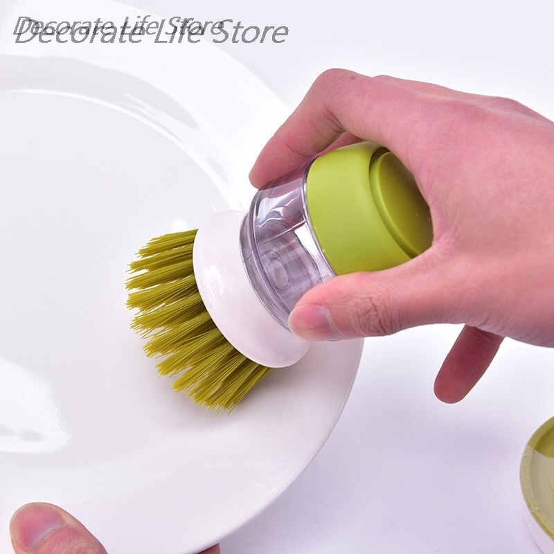 Refillable Pot Cleaning Brush with Holder Refillable Pot Cleaning Brush with Holder