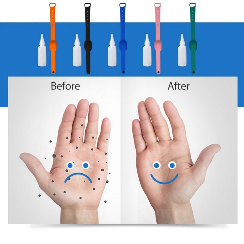 Refillable Silicone Hand Sanitizer Bracelet Refillable Silicone Hand Sanitizer Bracelet