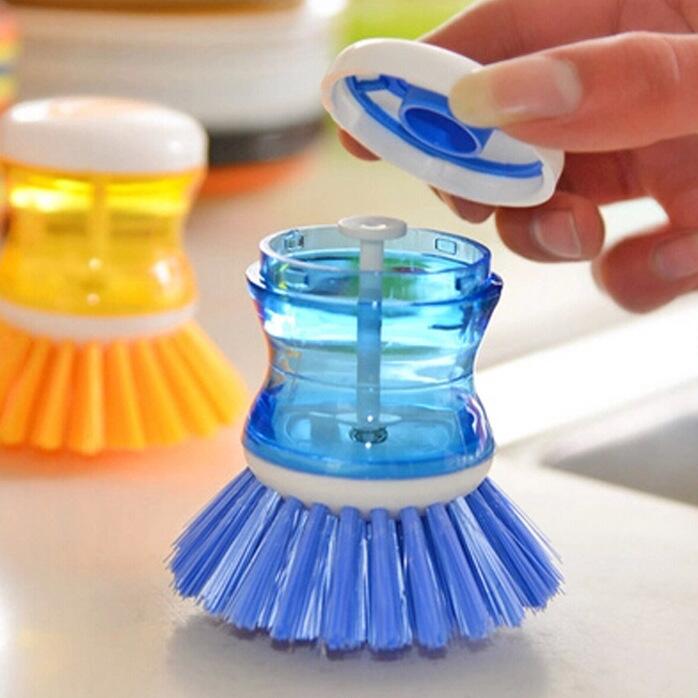 Refillable Soap Dispensing Dish Brush Refillable Soap Dispensing Dish Brush