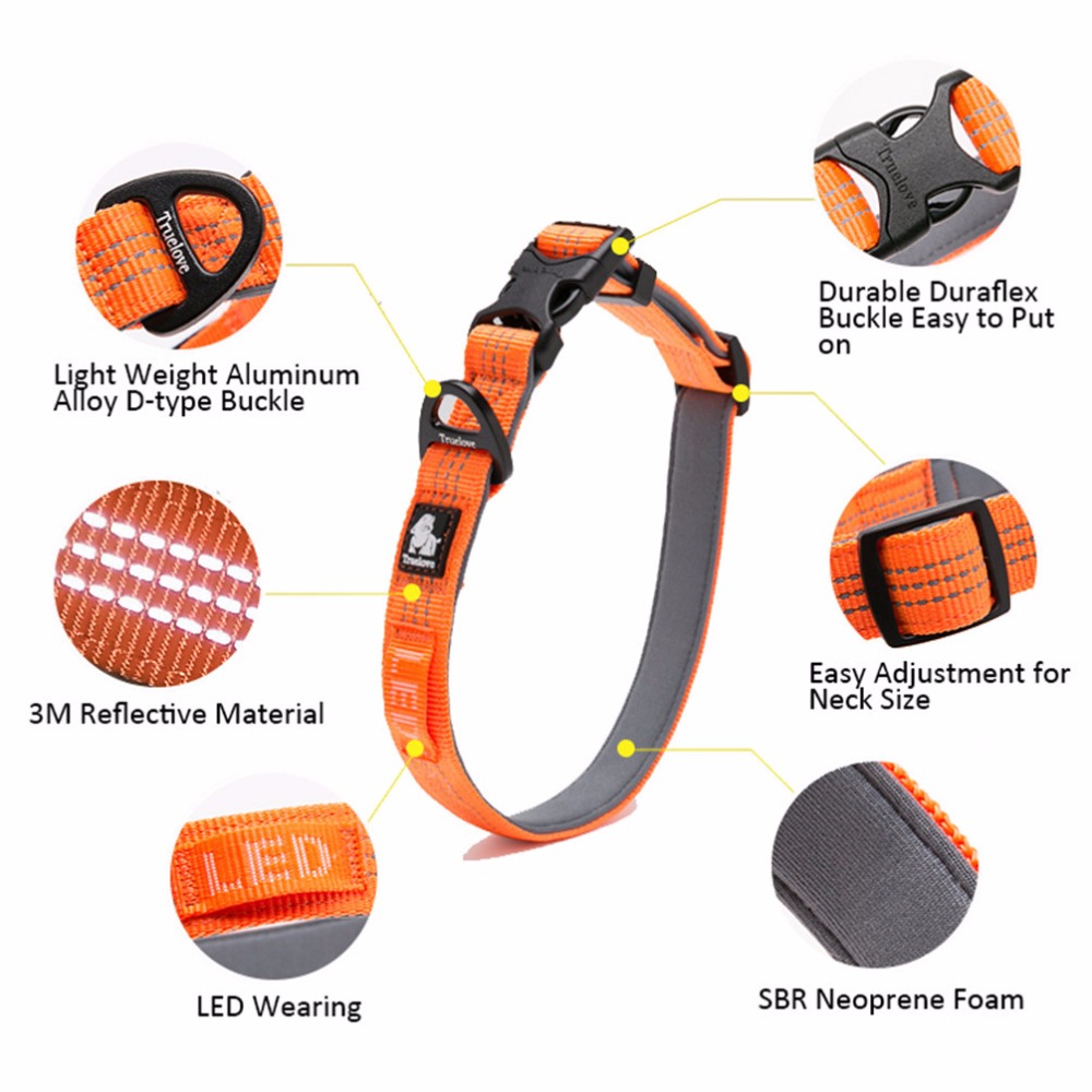Reflective Dog Collar High-Density Pet Collar Reflective Dog Collar High-Density Pet Collar